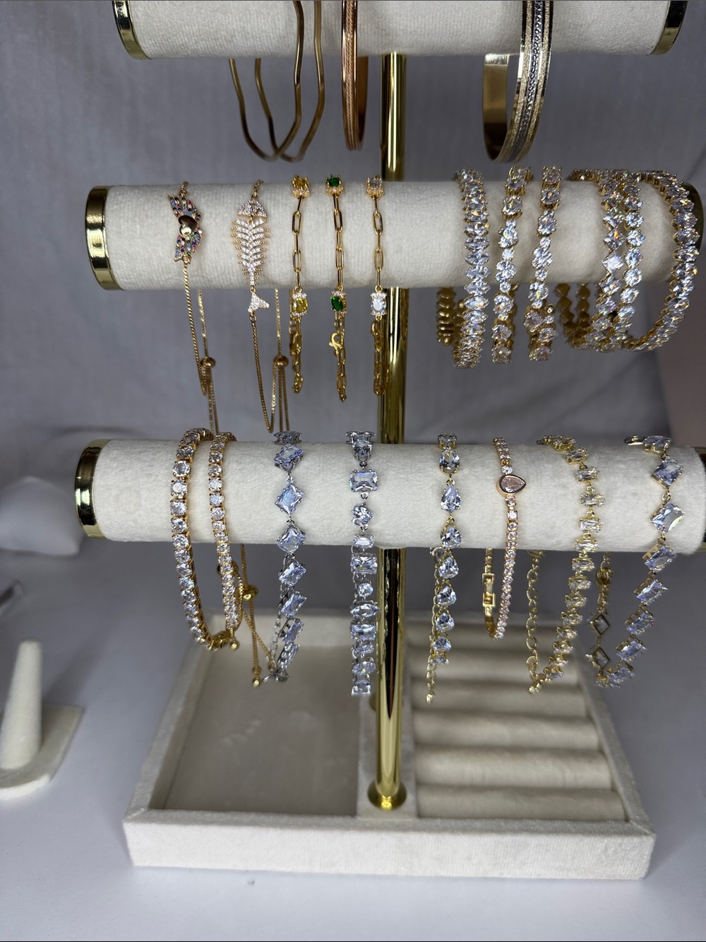Gold Tennis Bracelet